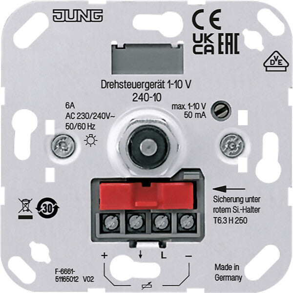 JUNG Elek.Potentiometer für EVGs/Trafos 240-10